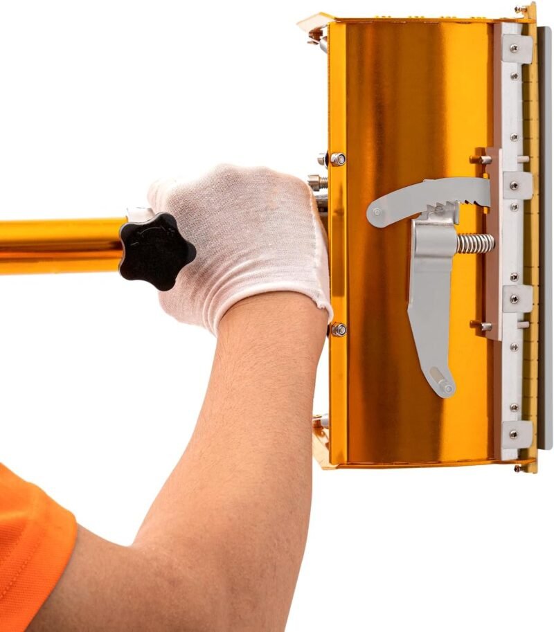 Ferramenta de Acabamento Plano 9,8", Ajustável, com Interruptor Telescópico para Gesso