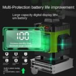 Laser 4D Super Poderoso, Linha Verde, Auto-Nivelamento, 360° Horizontal e Vertical, 16 Linhas