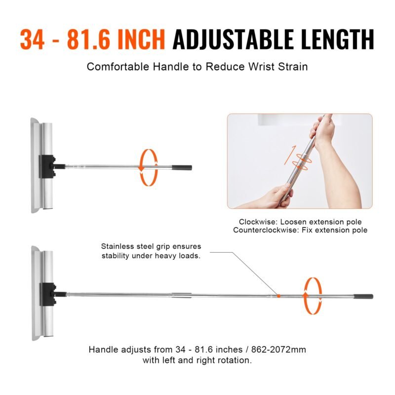 Conjunto de Espátulas Decorativas 25/40/60cm, para Superfície e Pedreiro