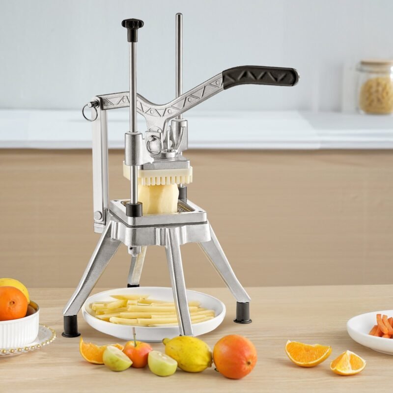 Cortador de Batatas 3/8", Comercial, Aço Inoxidável, com 2 Lâminas Substituíveis