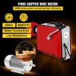 Desentupidor Elétrico 390W para Limpeza de Tubos, Espiral 15mm x 13mm, Compacto, com 8 Lâminas Substituíveis