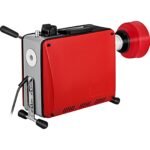 Desentupidor Elétrico 390W para Limpeza de Tubos, Espiral 15mm x 13mm, Compacto, com 8 Lâminas Substituíveis