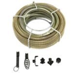 Desentupidor Elétrico 390W, Espiral 15mm x 13mm, Compacto, com 8 Lâminas Substituíveis.