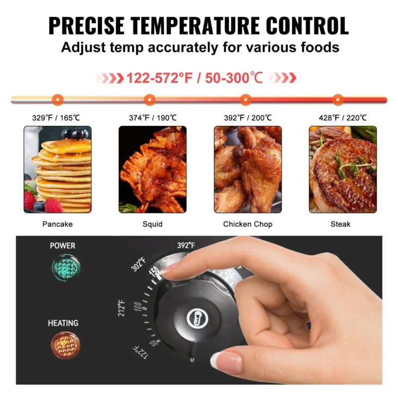 Placa de Grelhar Elétrica de Gastronomia 3000W Aço Inoxidável 54x30x1cm