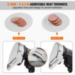 Faca Elétrica para Shawarma 80W, Cortador de Kebab em Aço Inoxidável, 2 Lâminas de 10 cm