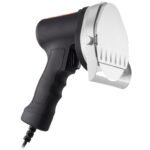 Faca Elétrica para Shawarma 80W, Cortador de Kebab em Aço Inoxidável, 2 Lâminas de 10 cm