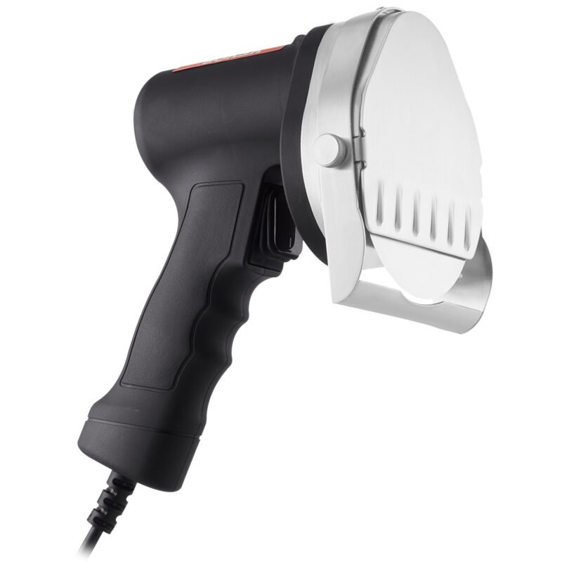Faca Elétrica para Shawarma 80W, Cortador de Kebab em Aço Inoxidável, 2 Lâminas de 10 cm