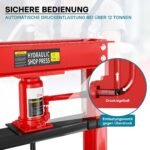 XPOtool Prensa Hidráulica Industrial de 12T para Oficina, Armazém, Garagem