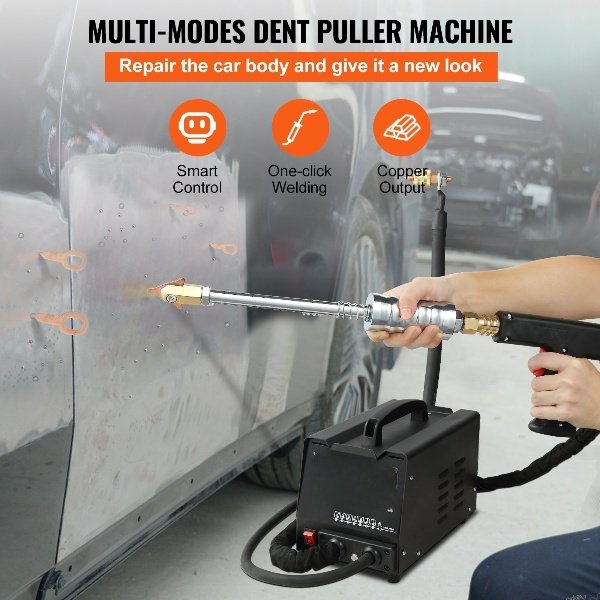 Sugador de Amassados 220V, 3kW, 3500A, ferramenta de soldagem por indução, puller e soldador de pontos.