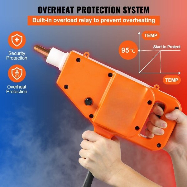 Dent Spotter 800VA, 1600A, IP22, reparo de amassados, soldador de ponto, com eletrodos e ferramenta profissional.