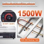 Aquecedor de Buffet em Aço Inoxidável 1500 W