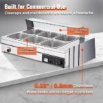 Aquecedor de Buffet em Aço Inoxidável 1500 W