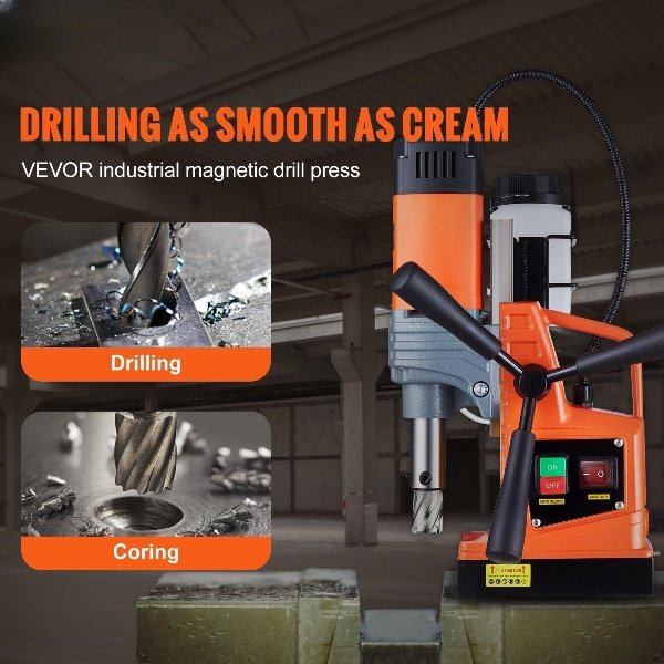 Máquina de Perfuração de Núcleo Profissional Máquina de Perfuração Magnética 1300W 13000N