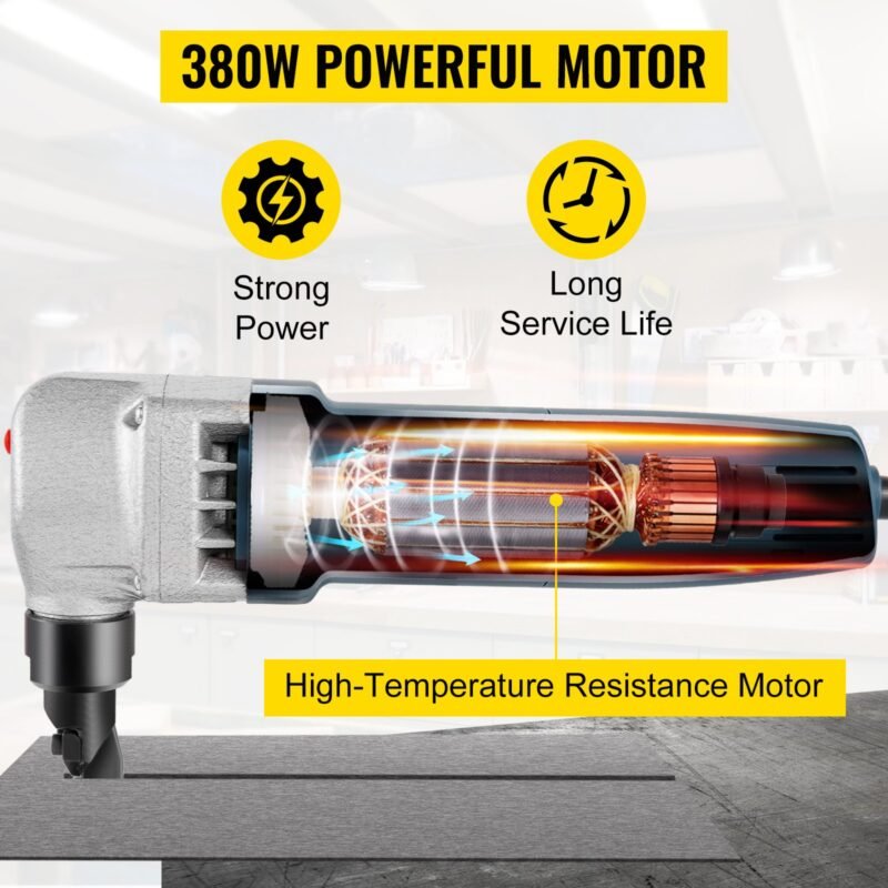 Alicate Pneumático 1,8 mm, 380 W, 1800 rpm, Cortador Elétrico de Metal