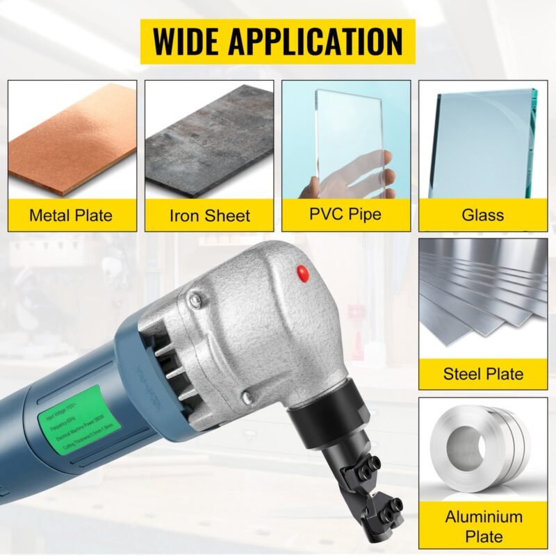 Alicate Pneumático 1,8 mm, 380 W, 1800 rpm, Cortador Elétrico de Metal