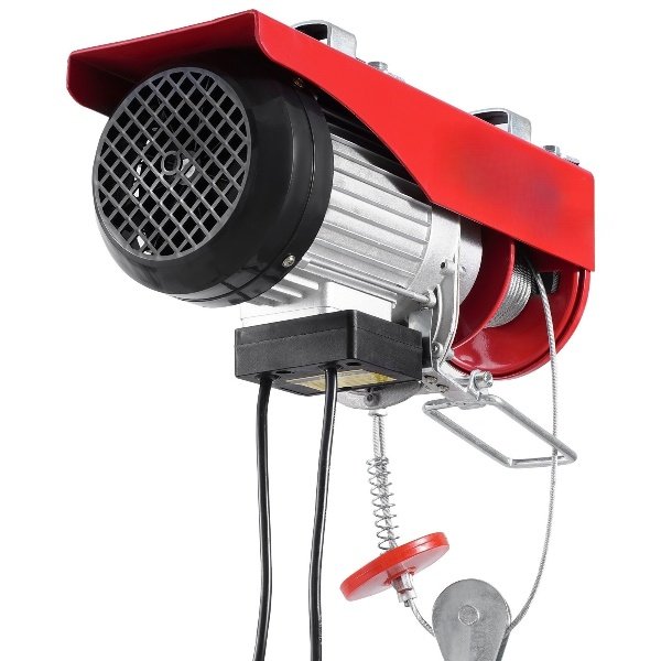 Guincho Elétrico 500kg-1000kg, 12m, 1600W, Controle Remoto Sem Fio
