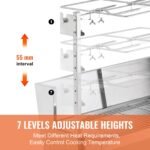 Grill Elétrico para Cordeiro e Leitão 42W 61kg com Espeto