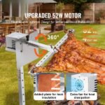 Churrasqueira Elétrica de Cordeiro e Leitão 52W 60kg 116cm