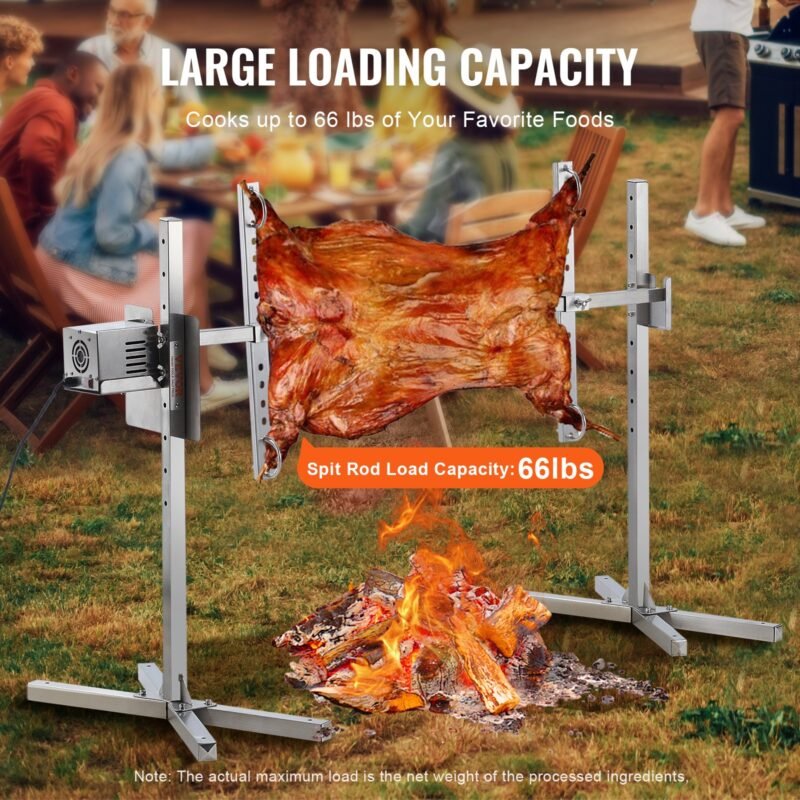 Grill Elétrico para Cordeiro e Leitão 42W 61kg com Espeto