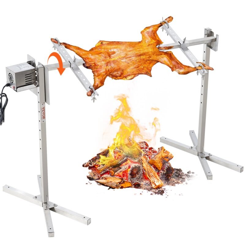 Grill Elétrico para Cordeiro e Leitão 42W 61kg com Espeto