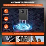 Máquina de solda 3 em 1 MIG/MMA/TIG 50-250 A, IGBT, 5,6 kVA.