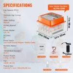Incubadora Automática 12 Ovos, Dual Power, para Galinhas