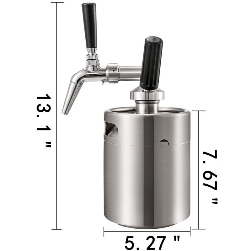 Máquina de Café de Aço Inoxidável 2L - Cold Brew