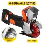 Máquina Cortadora de Ranhuras de Parede Elétrica 42mm para Tijolo, Granito, Mármore e Concreto