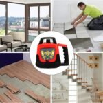 Laser Rotativo Vermelho, 500 m, 360°, à prova d'água, 20h de uso.