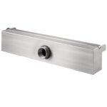 Chuveiro de cascata LED para piscina, 17,7 x 4,5 x 3,1, decoração de jardim e lagoa.
