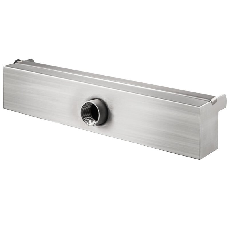 Chuveiro de cascata LED para piscina, 17,7 x 4,5 x 3,1, decoração de jardim e lagoa.