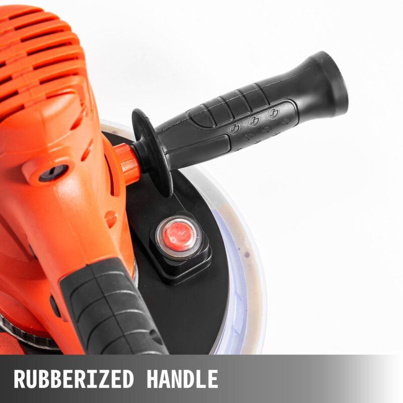 Lixadeira Orbital 225mm, 1200W, para drywall, com saco de aspirador, luvas e óculos de segurança.