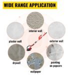 Lixadeira Excentrica 225mm, 750W, para drywall, com saco de vácuo, luvas e óculos de proteção.