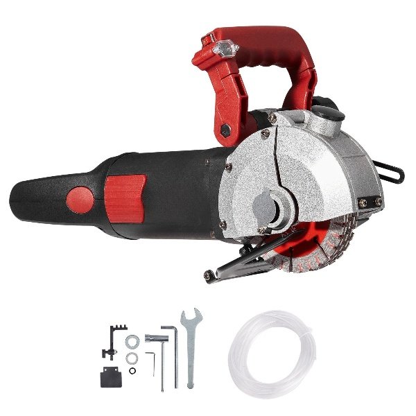 Furadeira Magnética 1100W, 12000N, com 12 brocas, profundidade de 55mm, para construção de navios, pontes e aço industrial.