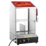 Vaporizeiro de Cachorro Quente e Aquecedor de Pão 2 Andares 37L Elétrico Comercial