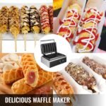 Máquina de Waffle 1500W 50-300°C 0-5 Minutos