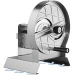 Cortador Manual de Aço Inoxidável com 2 Lâminas, para Batatas, Pepinos, Limões e Tomates.