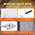 Fritadeira Elétrica 12Lx2 Aço Inoxidável 1500W + 1500W Cestos Removíveis