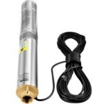 Bomba Submersível 3,5" 750W, 105L/min, 62m, 230V, IP68, com Cabo de 20m, Ideal para Irrigação.