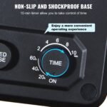 Misturador Pro Drink 375 W, Cabeça Única, 3 Velocidades, Copo de Aço Inoxidável para Milkshake e Coquetéis.