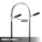 Carrinho de Mão Dobrável 3 em 1 de Alumínio para Saco, Carrinho de Carga Pesada Dobrável