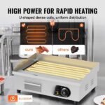 Grelha Elétrica Comercial 2000W, Chapa de Bancada Flat 10mm