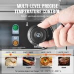 Grelha Elétrica Comercial 2000W, Chapa de Bancada Flat 10mm