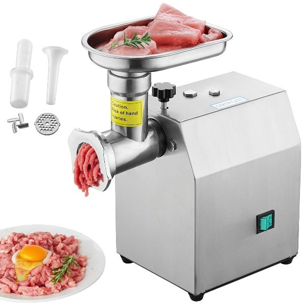 Moedor de carne com capacidade de 2,04 kg/min, ideal para fazer linguiças