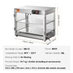 Aquecedor Comercial de Alimentos 2 Andares com Iluminação