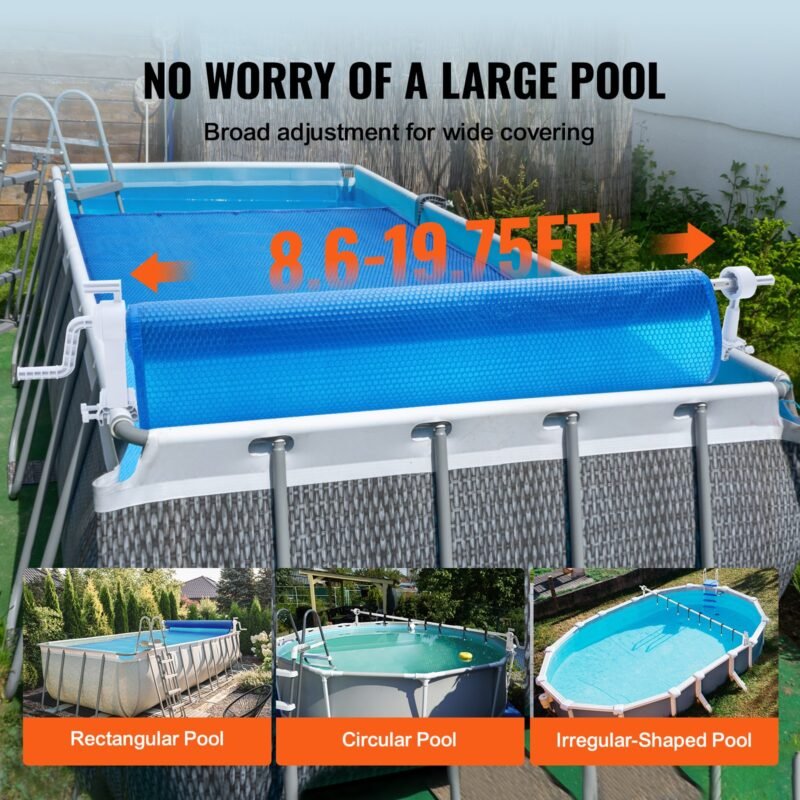 Carretel de Capa Solar para Piscina de Alumínio – 6m