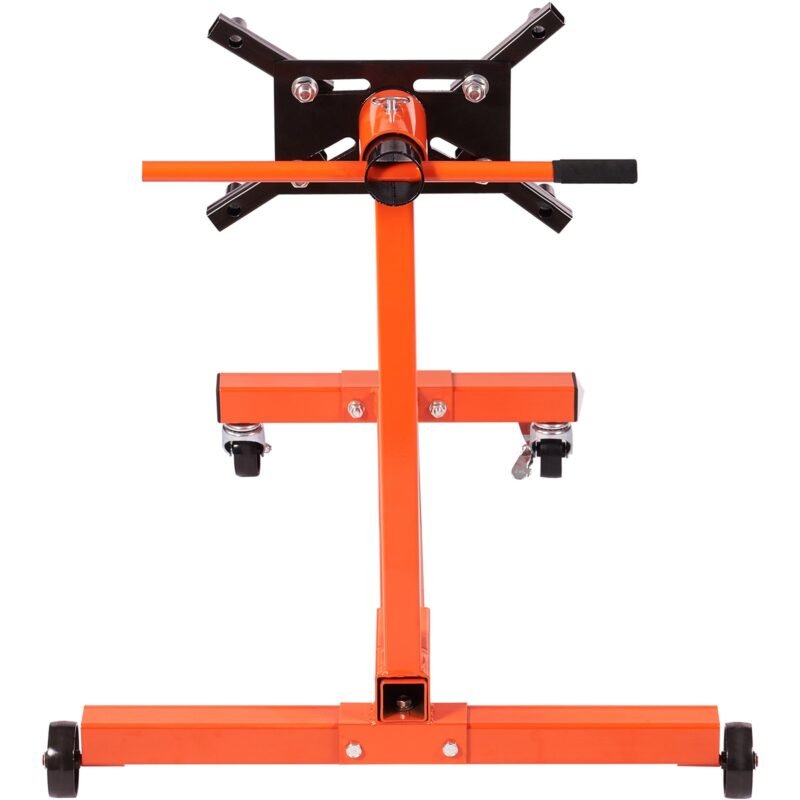 Suporte de Motor 340kg, com 4 rodas, alça de 508mm, jack móvel e guindaste para reparo de motor.
