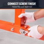 Suporte de Motor 590kg, com garra para caixa de marchas, macaco móvel com 4 rodas e cabo de 508mm.