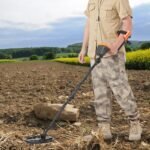 Kit de Detetor de Metais Infantil, Multifuncional, à Prova d'Água com Bobina de 15,2 cm, Pá e Bolsa.