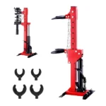 Tensionador de Molas Hidráulico 4,5T, pressão 1T, para molas 11-17 cm, com trava e bomba à prova de vazamentos.